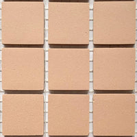 Winckelmans Vieux Rose – matte Mosaikfliesen im Format 20x20 mm auf Netz