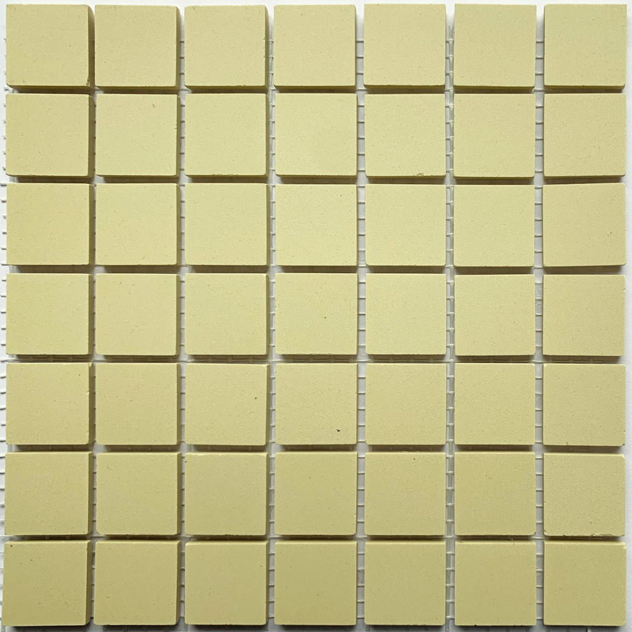 Winckelmans Vanille – matte mosaikfliser på 20x20 mm på net